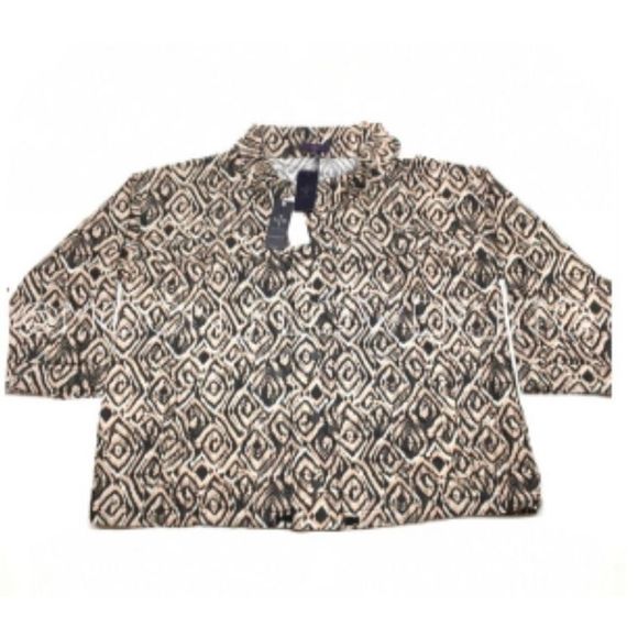 New NYDJ Diamond Wood Grain Athletic / Dress Water Resistant Wind Breaker Jacket - Picture 16 of 16